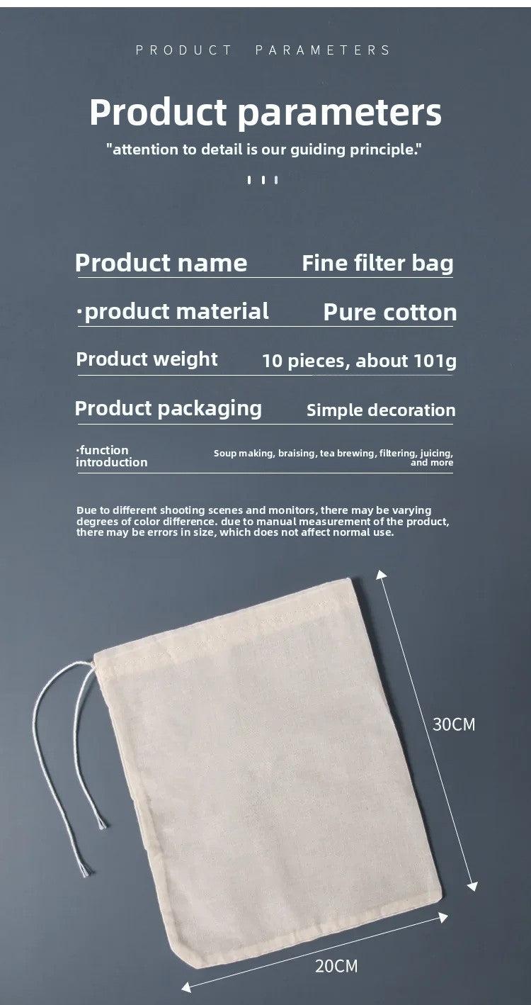 Cotton Gauze Kitchen Items Tofu Cheese Filter Cloth Butter Milk Coffee Filter Tools Gadgets Dining Bar Home Garden