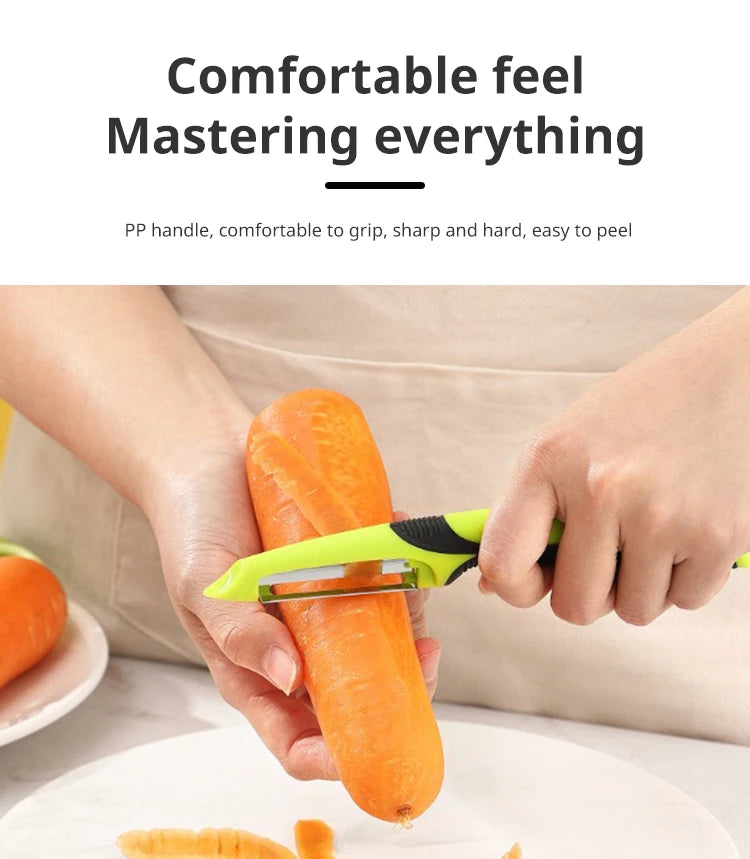 Anti Slip Handle Peeler, Peeler, Magic Tool, Melon, Potato, Fruit, Scraper, Kitchen Vegetable Tool Accessories