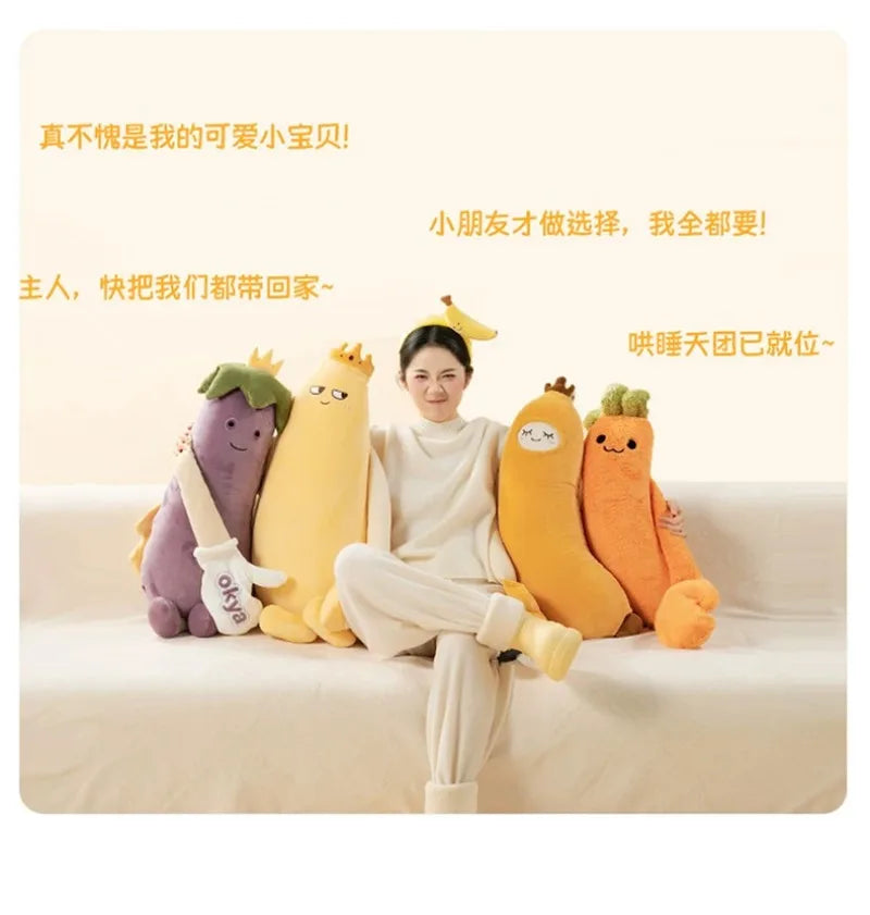 OKYA Potato King Hugging Patting Plush Toy Doll Squishy Hug Soothing Sleeping Pillow Cushion Plushie Girlfriend Birthday Gift