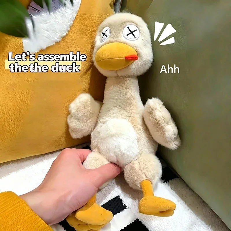 Magnetic Cute Duck decor ornaments Detachable Salted Duck Fun Toy Suitable As A Gift For Friends And Also As A Home Decor Item