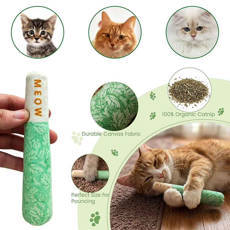 Cat Mint Chew Stick – Dental Cleaning & Boredom Relief Toy