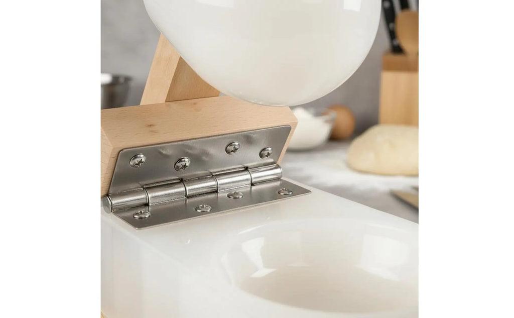 Rice Cake Press Handmade Wooden Paste Press Wooden Paste Flattener Small and Lightweight Dumpling Skin Form for Beginners
