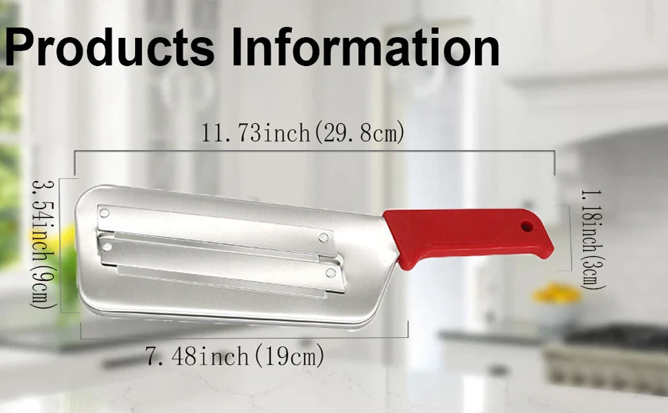 Kitchen Multifunctional Cabbage Cutting Knife, Stainless Steel Cutting Knife Suitable for Cutting Cabbage and Vegetables