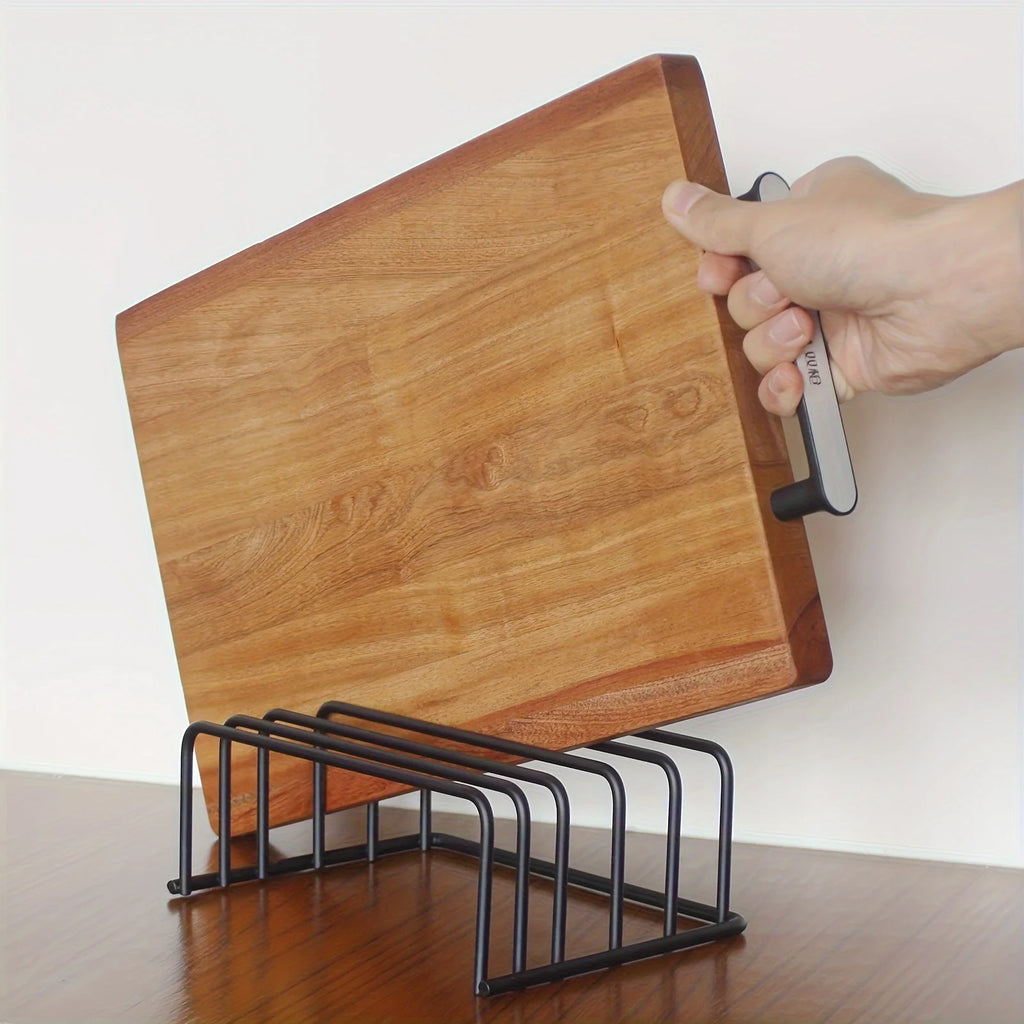 Vegetable Cutting Board Storage Rack, Cutting Board Holder, Cabinet Baking Tool Organizer, and Kitchen Accessories.