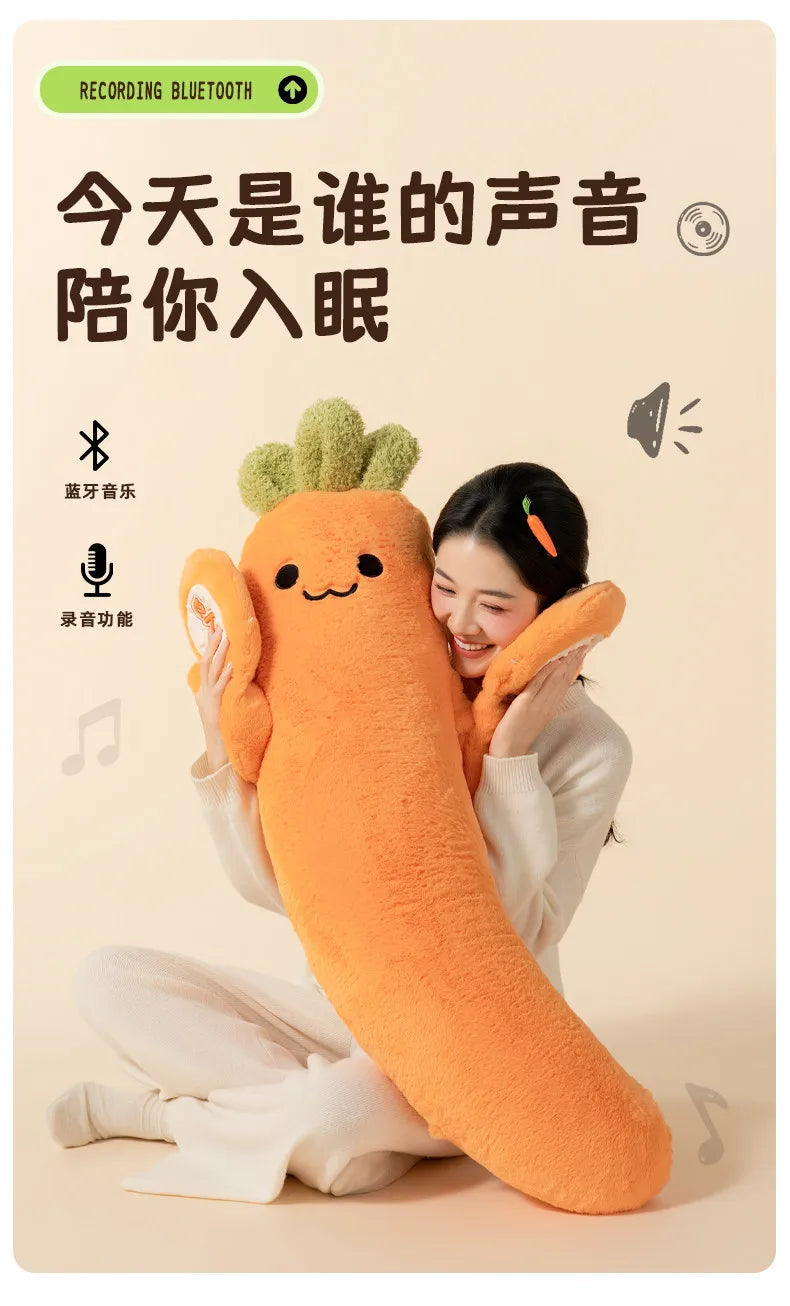 OKYA Carrot King Patting Hugging Sleeping Plush Toy Doll Hug Squishy Pillow Cushion Plushie Birthday Gift for Girlfriend