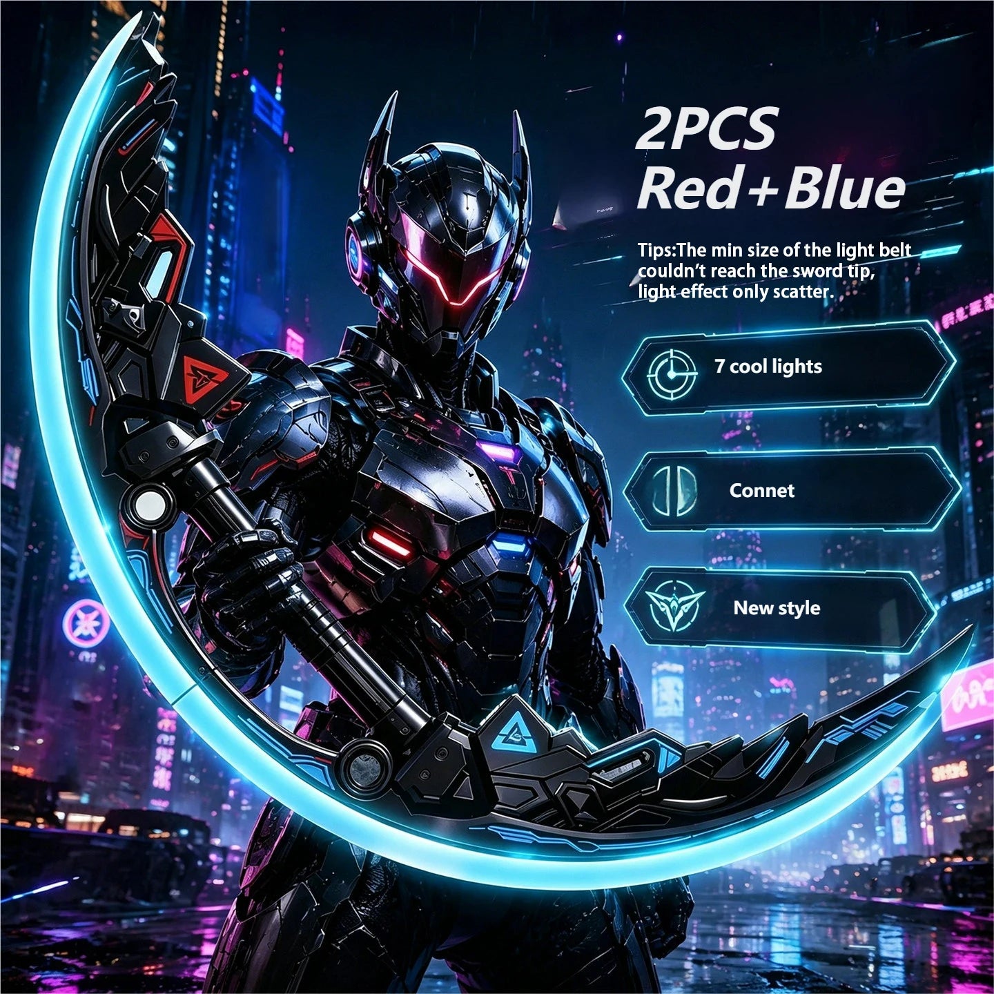 Outdoor Toy Bright Sword Multi-Color Flash LED Light Shine Cosplay Sword Toy Game Party Family Interactive Toy For Kids Adult