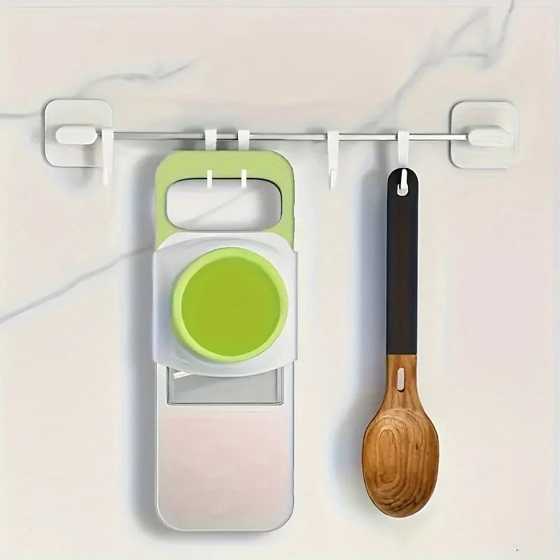 7pcs/set Multifunctional Vegetable Slicer and Grater Set - Interchangeable Blades Manual Kitchen Tool Kit - for Potatoes