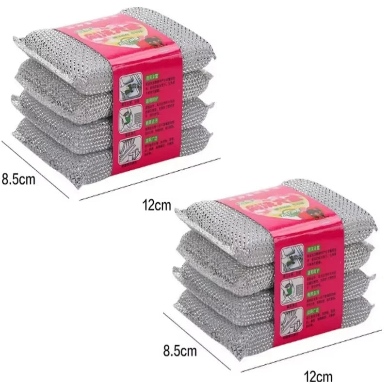 Kitchen Dishwashing Sponge 4/8PCS Does Not Hurt Pot Brush Pot Artifact Household Scratch-free Cleaning Sponge Wipe