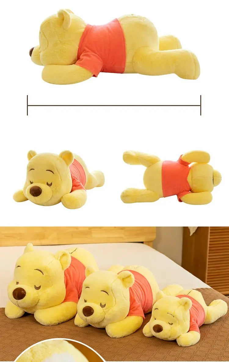 Disney Winnie The Pooh Kawaii Pooh Bear Stuffed Plush Toy Doll Cartoon Sofa Cushion Pillow Peluches Children Girl Birthday Gift