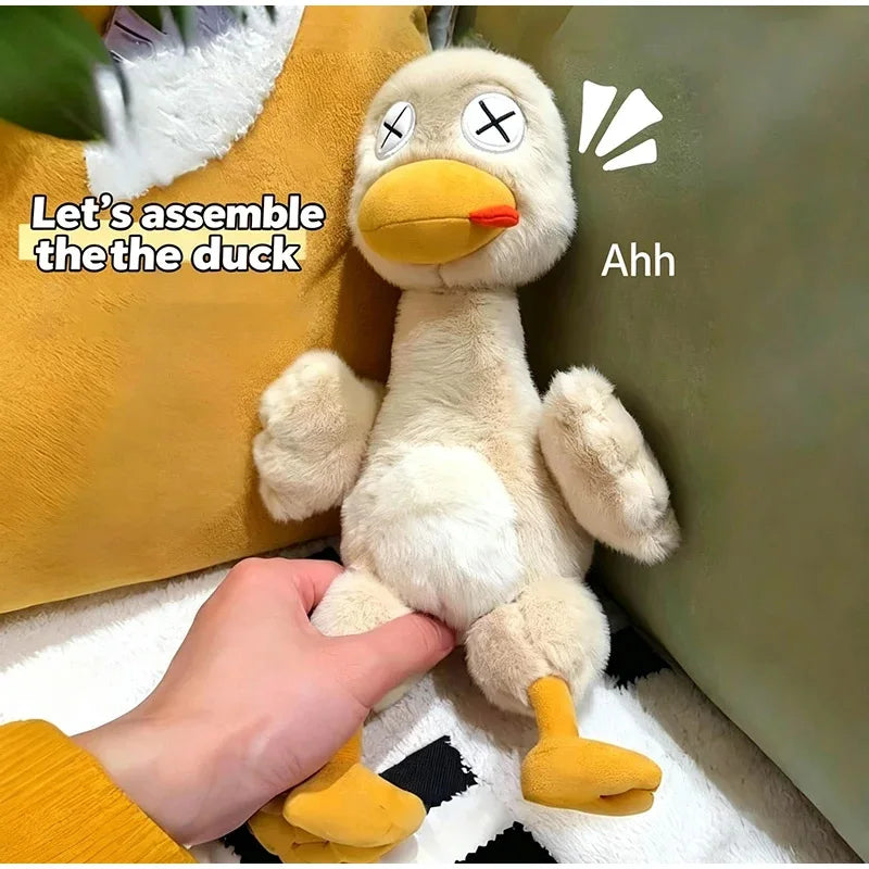Magnetic Cute Duck decor ornaments Detachable Salted Duck Fun Toy Suitable As A Gift For Friends And Also As A Home Decor Item