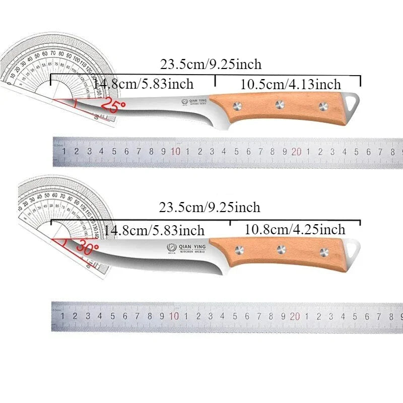 High-quality stainless steel kitchen knives kitchen accessory knives, fruit knives with knife covers sharp for chefs to cut meat