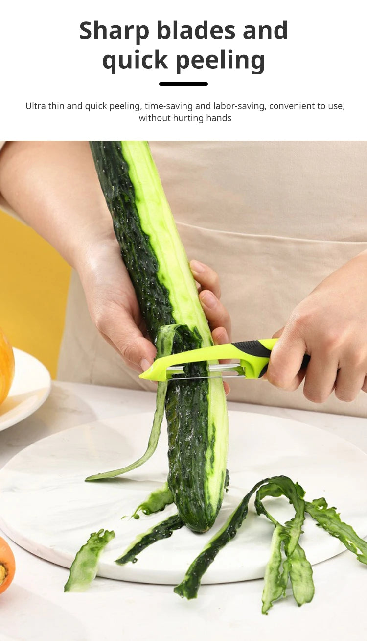 Anti Slip Handle Peeler, Peeler, Magic Tool, Melon, Potato, Fruit, Scraper, Kitchen Vegetable Tool Accessories