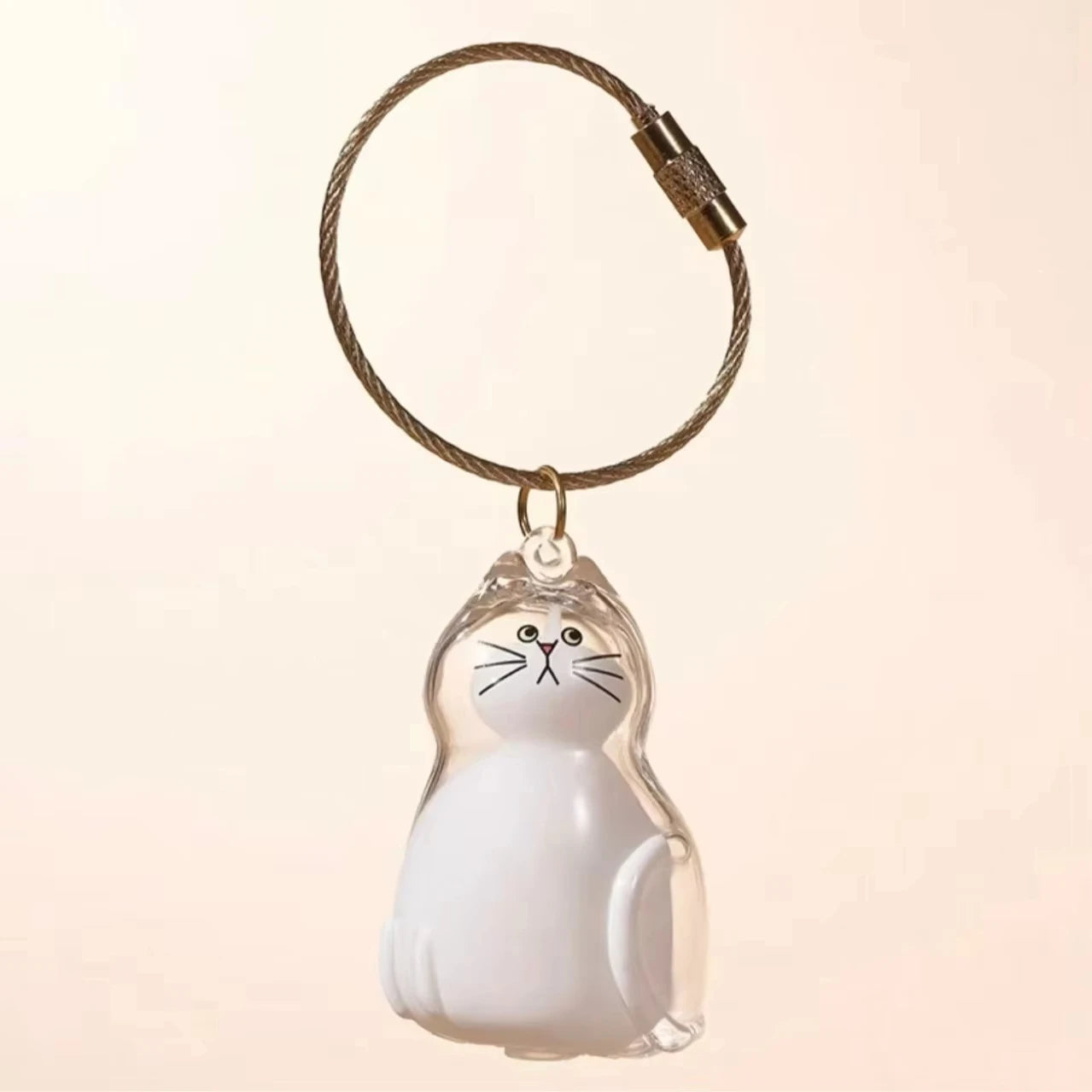 Cat Fur Keychain Capsule