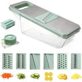 2026Popular 6 in 1 Veggie Slicer Mandoline with 6 Blades for Easy Slicing Julienne and Shredding Vegetables