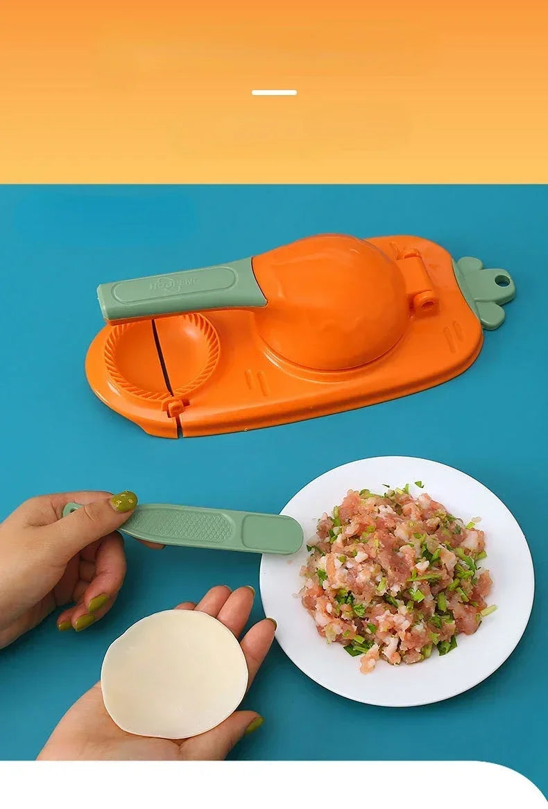 Manual Dumplings Maker Press Device Dumpling Mold  Manufacturing 2 in 1 Skin Wrapper Kitchen Raviolis Empanadas Kitchen Gadgets