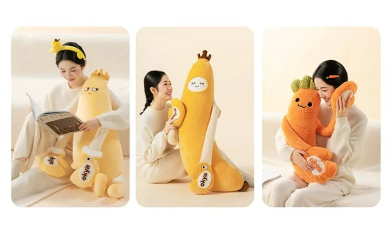 OKYA Potato King Hugging Patting Plush Toy Doll Squishy Hug Soothing Sleeping Pillow Cushion Plushie Girlfriend Birthday Gift