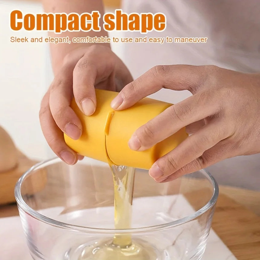 3pcs Stainless Steel Eggshell Separator - Quick Peel & Yolk Splitter, Durable Kitchen Baking Essential with Easy-Grip