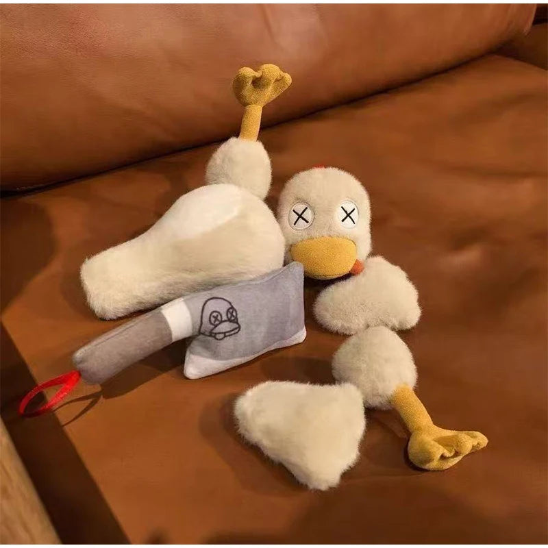 Magnetic Cute Duck decor ornaments Detachable Salted Duck Fun Toy Suitable As A Gift For Friends And Also As A Home Decor Item