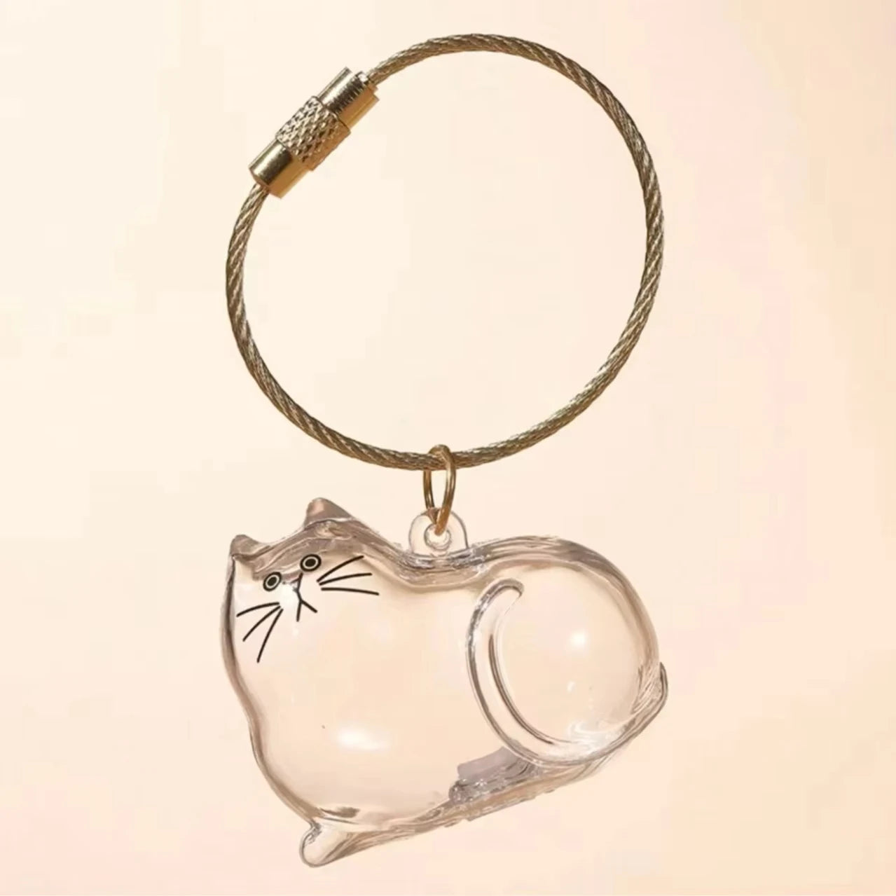 Cat Fur Keychain Capsule