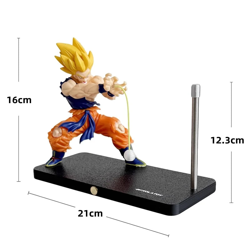 Anime Dragon Ball Son Goku Kamehameha Night Light Figures Desktop Touch Control Lamp Rechargeable Night Lamp Figures with Cotton