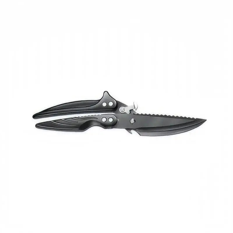 Kitchen scissors Black titanium stainless steel strong chicken bone shears household chicken duck goose bone scissors
