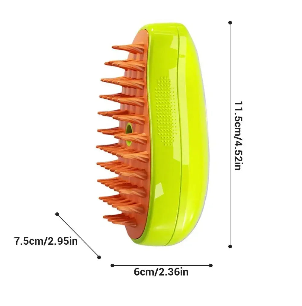 3in1 Electric Sprays Massage Combs Cat Dog Steamy Brush Steam Brush Electric Sprayer for Massage Pet Grooming Tool Shedding