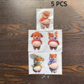 Cute Puppy Big Belly Pinch Sticker Cartoon 3D Shiba Inu Anti-collision Sticker DIY Mobile Phone Case Sticker Children's Toy