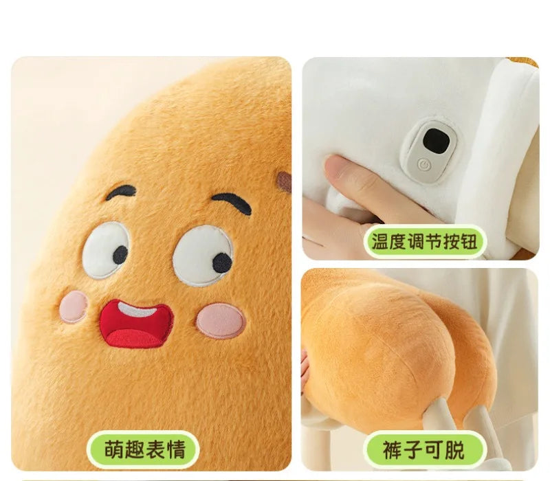 OKYA Potato King Hugging Patting Plush Toy Doll Squishy Hug Soothing Sleeping Pillow Cushion Plushie Girlfriend Birthday Gift
