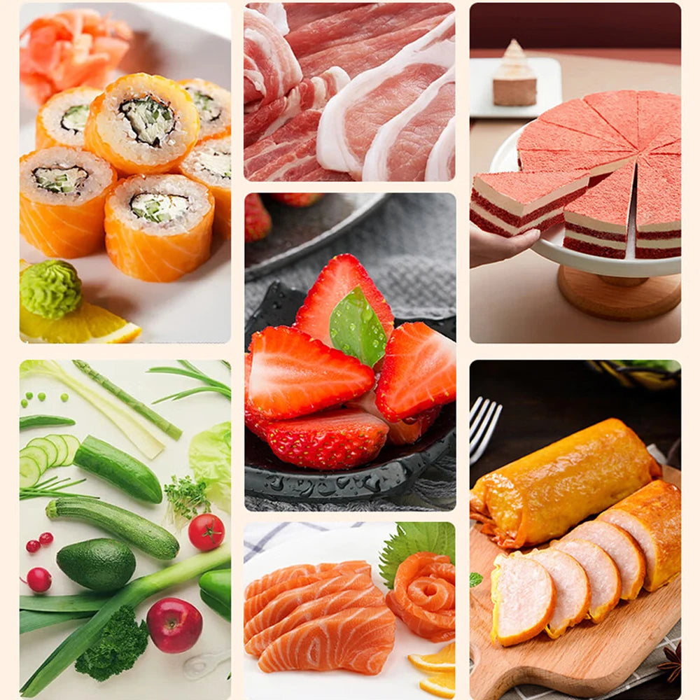 High-quality stainless steel kitchen knives kitchen accessory knives, fruit knives with knife covers sharp for chefs to cut meat