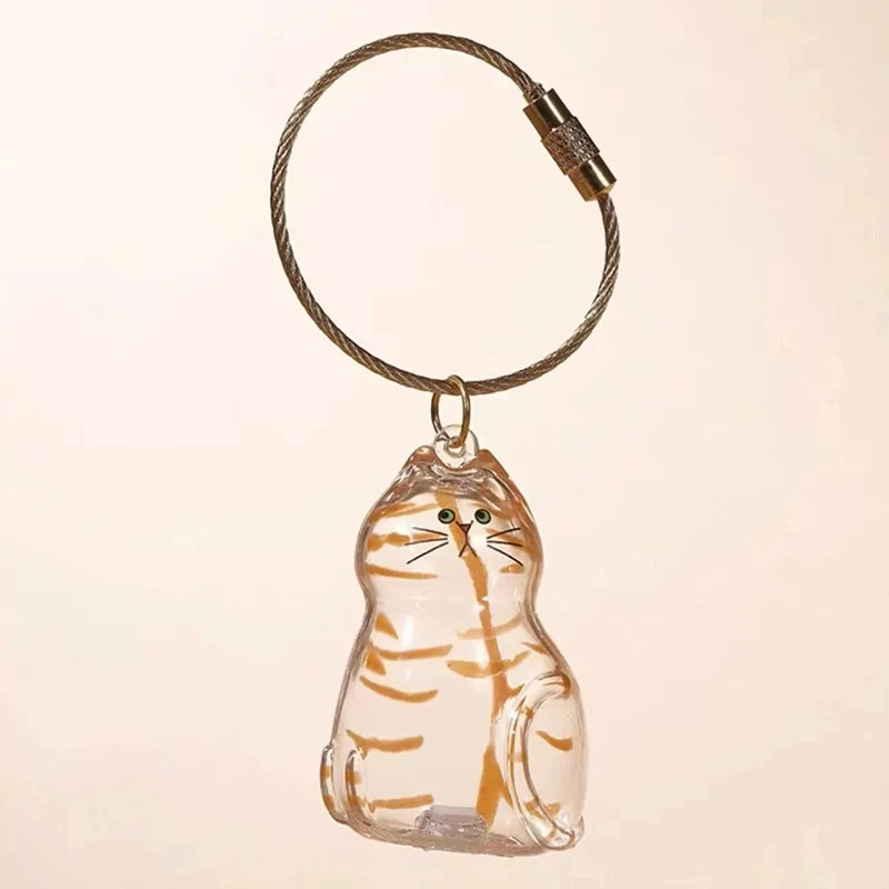 Cat Fur Keychain Capsule