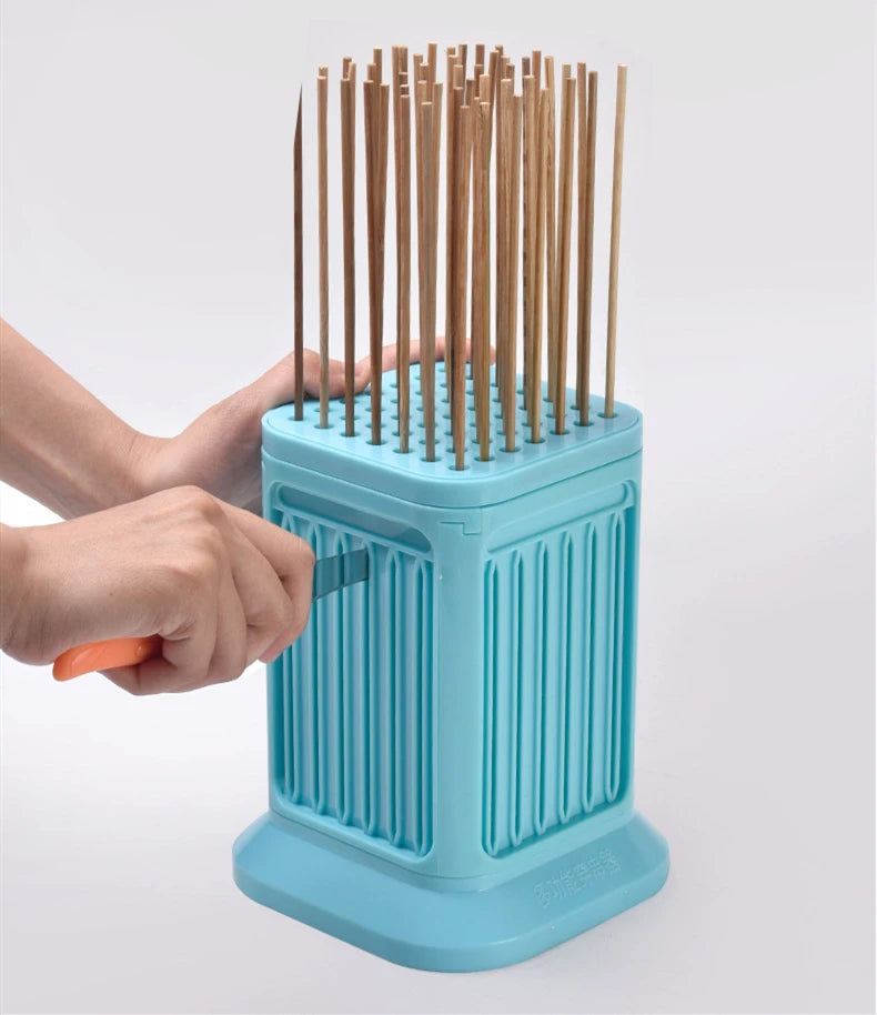 Meat Cutter String Meats 49 Grids Rotisserie Lamb Beef Barbecue Skewer Outdoor Camping Kebab Kitchen Accessories BBQ Tools