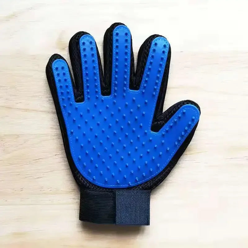 2 In 1 Pet Grooming Glove Brush Hair Remover Massage Comb For Dogs And Cats Efficient Shedding Fur Removal Pet Care Accessory