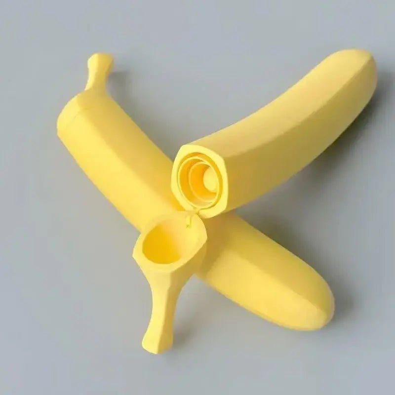 3D Printed Extendable Banana Sword Retractable Realistic Holiday Role Play Ornament Gift Craft Creative Home Ornaments
