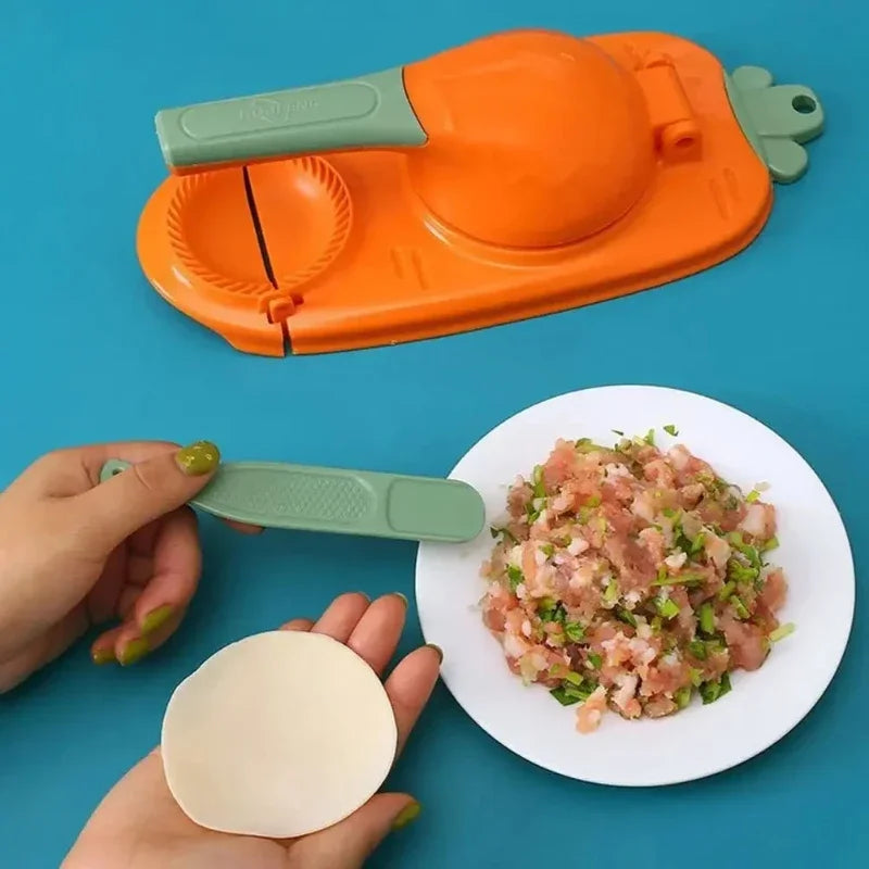 Manual Dumplings Maker Press Device Dumpling Mold  Manufacturing 2 in 1 Skin Wrapper Kitchen Raviolis Empanadas Kitchen Gadgets
