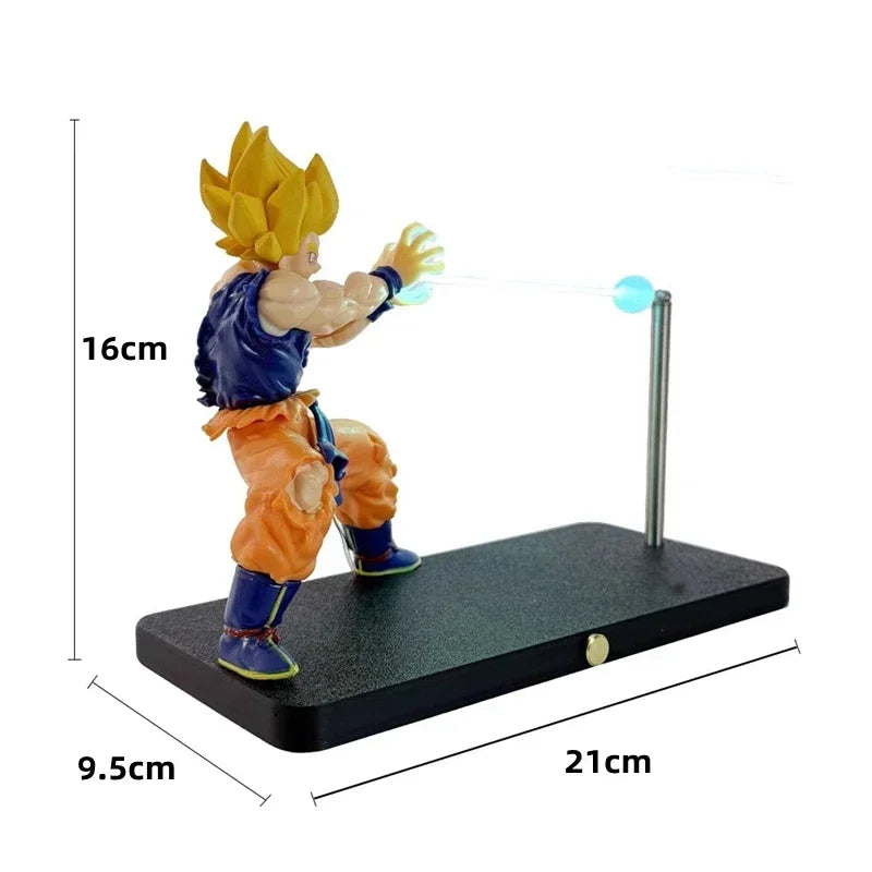 Anime Dragon Ball Son Goku Kamehameha Night Light Figures Desktop Touch Control Lamp Rechargeable Night Lamp Figures with Cotton