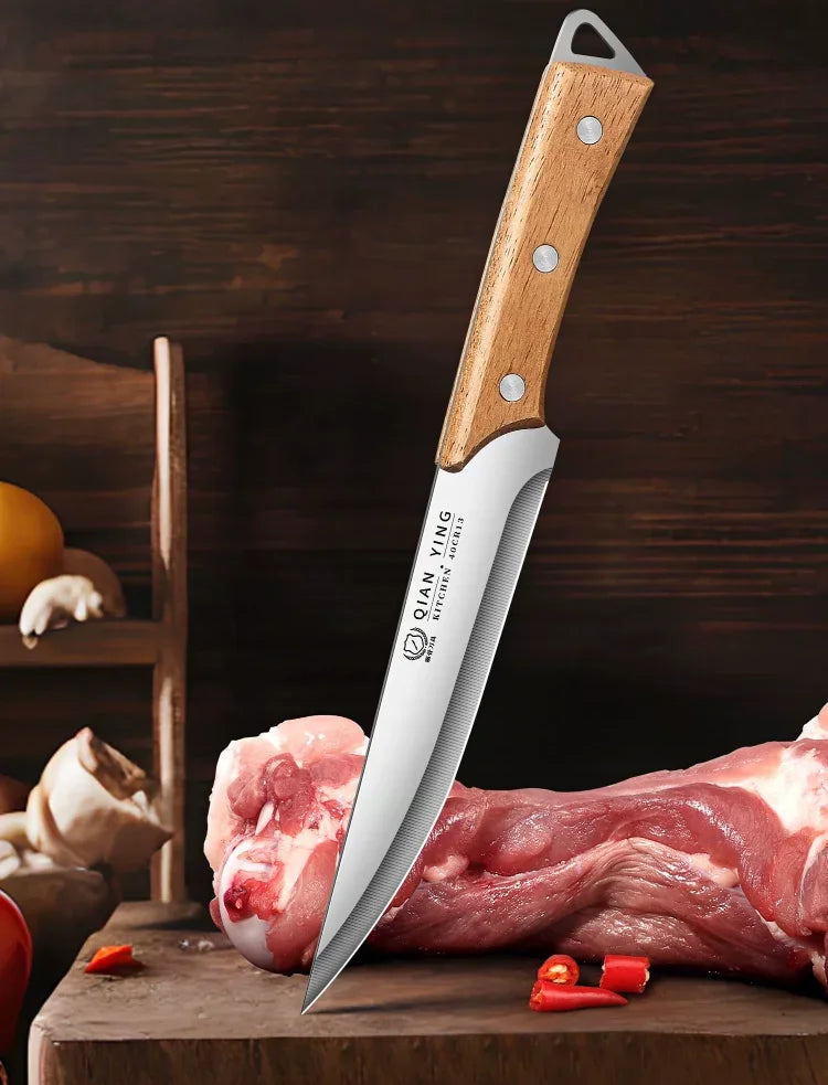 High-quality stainless steel kitchen knives kitchen accessory knives, fruit knives with knife covers sharp for chefs to cut meat