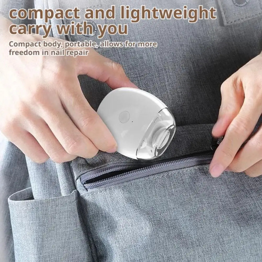 Electric Nail Clipper Cutter With LED Light Rechargeable Nail Cutter Manicure For Baby Adult Nail Polish Manicure Tool Nail Care