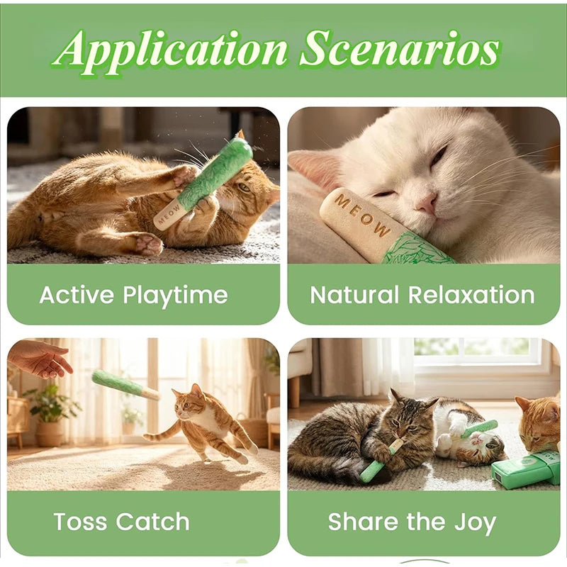 Cat Mint Chew Stick – Dental Cleaning & Boredom Relief Toy
