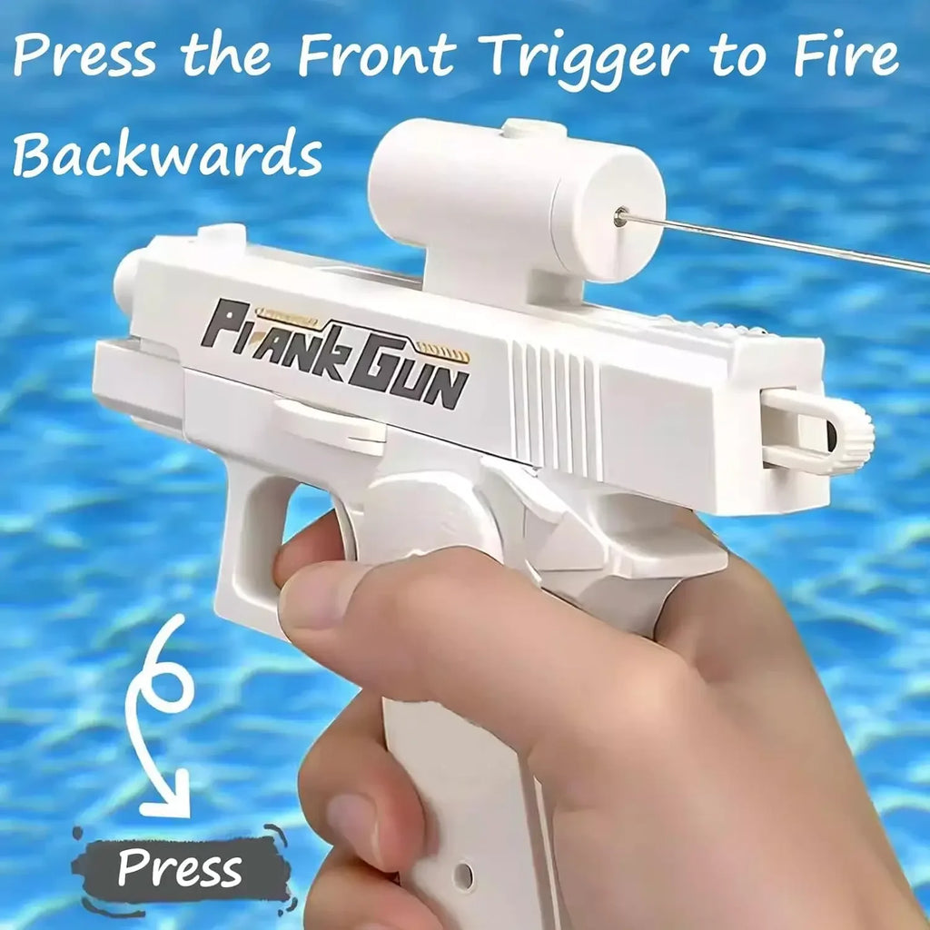 Creative Prank Double Sided Reverse Water Spray Gun Summer Trick Tactics Double Directional Water Spray Mini Fun Water Gun