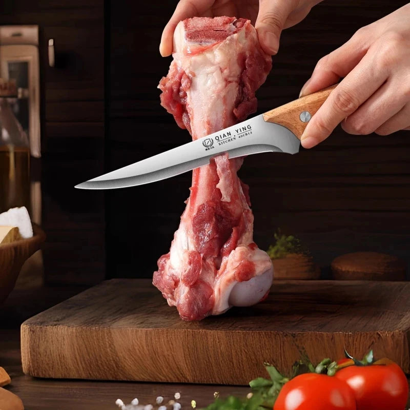 High-quality stainless steel kitchen knives kitchen accessory knives, fruit knives with knife covers sharp for chefs to cut meat