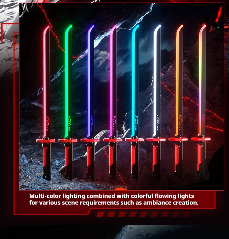 New Laser Sword with Smoke Multi-Color Changing LED Lights Sound effects Creative Toys for Kids Adult Prop sword Cosplay Gift
