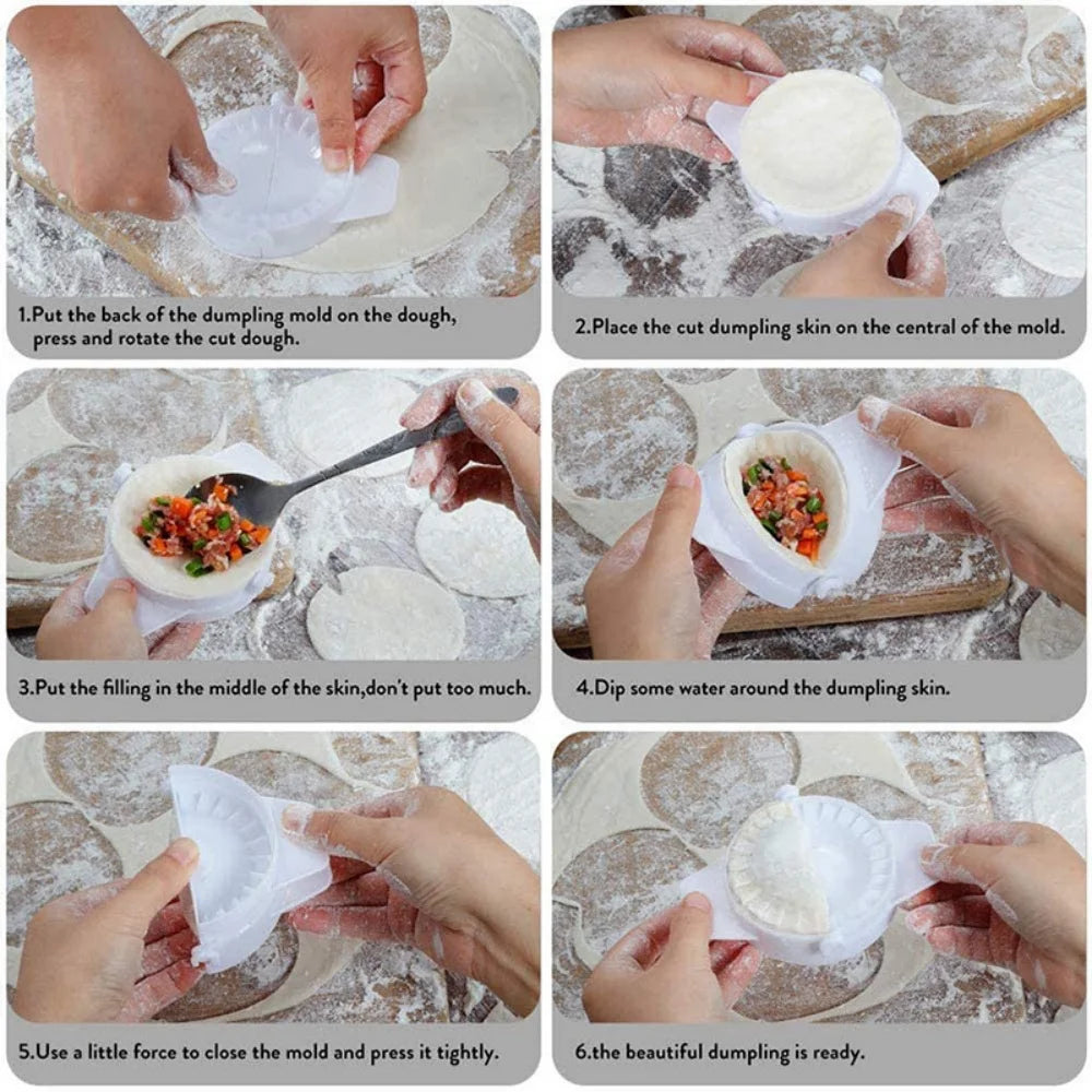 1pc Dumpling Mold DIY, 4 Sizes, Suitable for Making Wonton Wrappers, Pies, Dumplings, and Pan-Fried Dumplings in the Kitchen