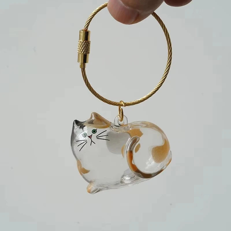 Cat Fur Keychain Capsule