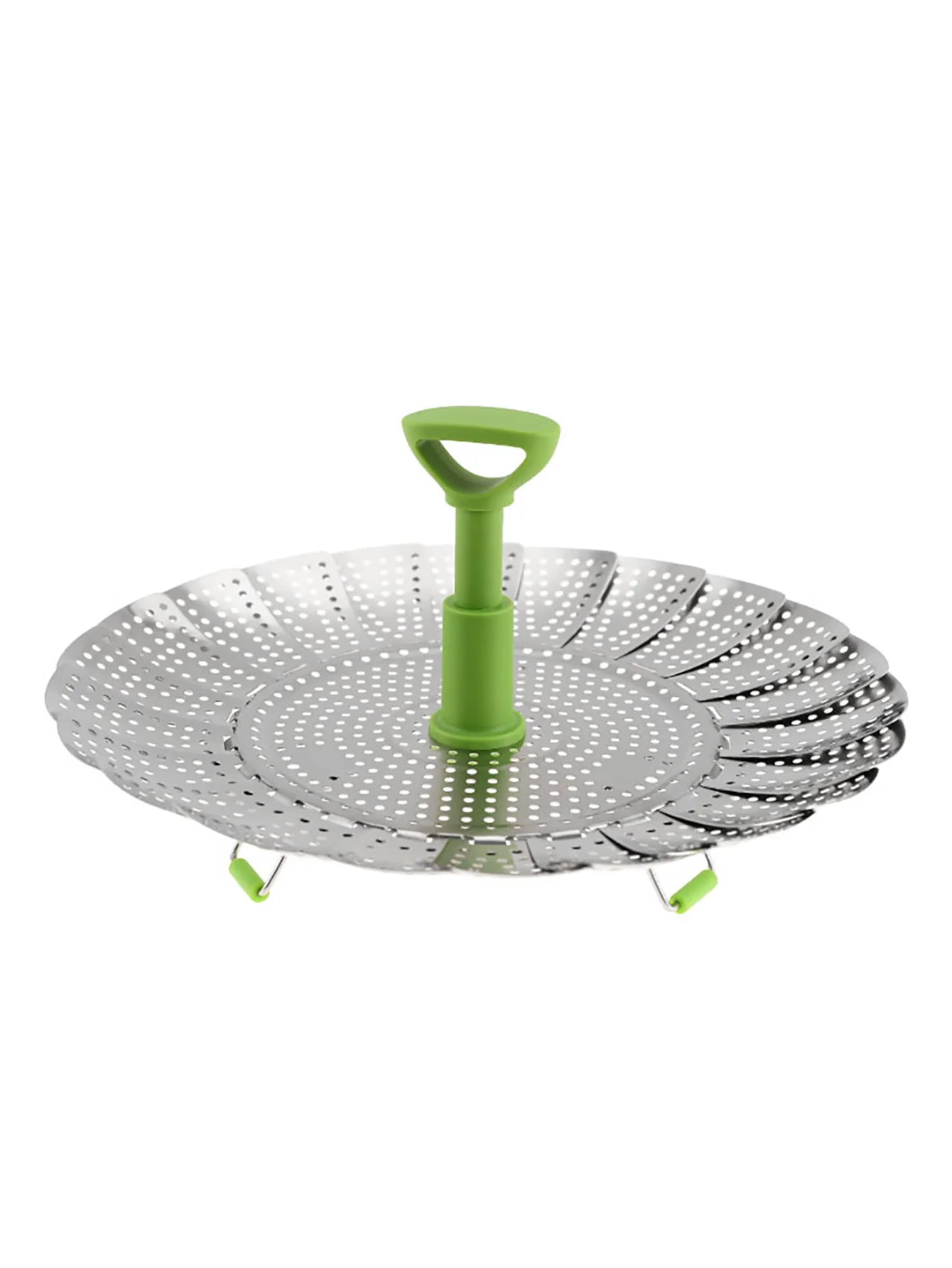 Vegetable Steamer Basket for Cooking Food, Stainless Steel Veggie Steam Basket for Pot, Folding Expandable Steaming Insert