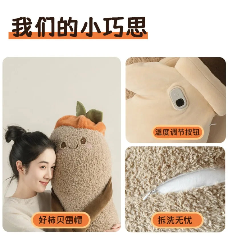 OKYA Peanut King Sleep Inducing Plush Pillow Toy Doll Hugging Patting Cushion Squishy Tapping Plushie Girlfriend Birthday Gift