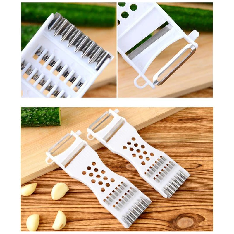 Multi-Function Vegetable Fruit Peeler Grater Hand Slicer Double Head Cutter Cucumber Carrot Potato Knife Kitchen Home Gadgets