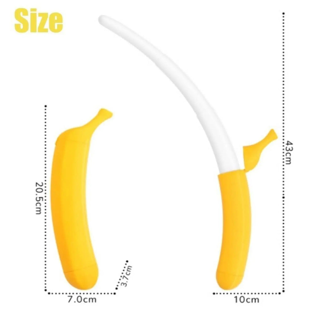 3D Printed Extendable Banana Sword Retractable Realistic Holiday Role Play Ornament Gift Craft Creative Home Ornaments