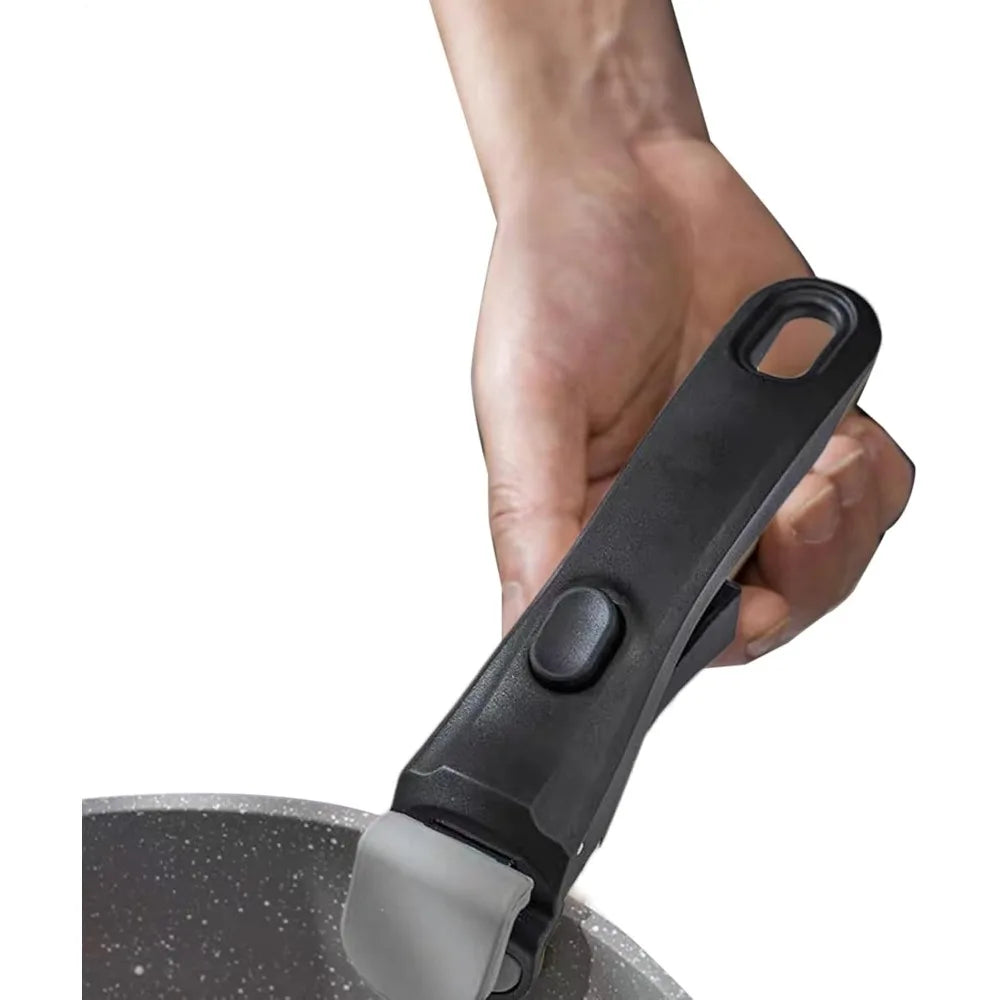 19cm Handle Cookware Set Replaceable Universal Pot Handle with Detachable Handle Suitable for Family Outdoor Camping Duo'g'n