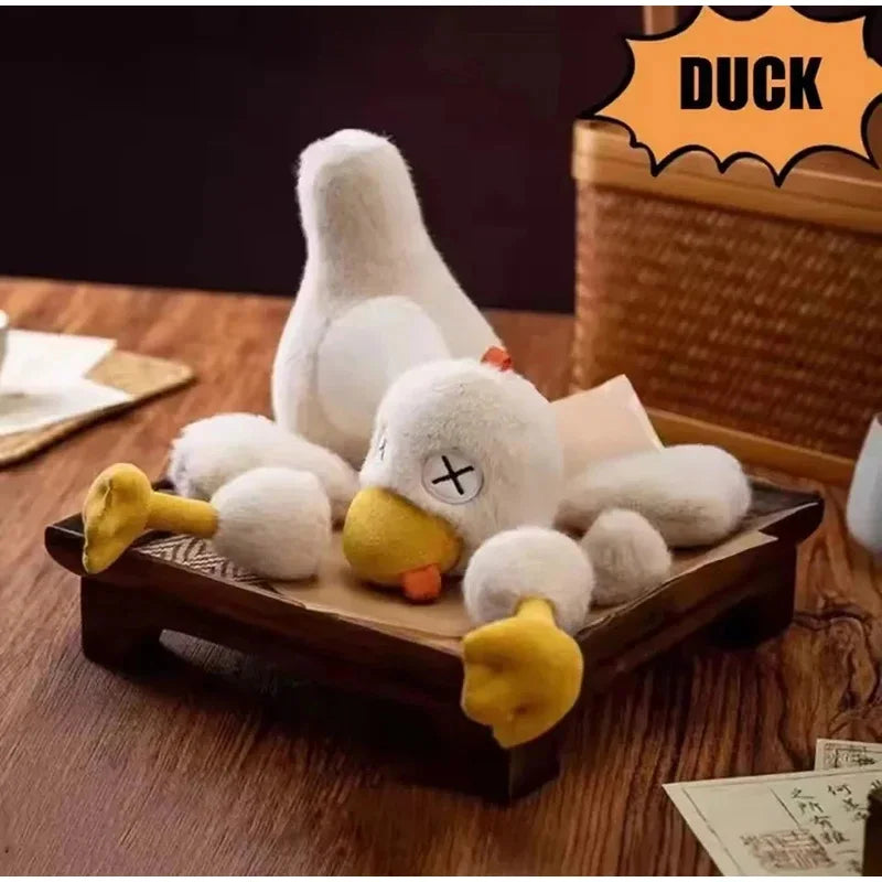 Magnetic Cute Duck decor ornaments Detachable Salted Duck Fun Toy Suitable As A Gift For Friends And Also As A Home Decor Item