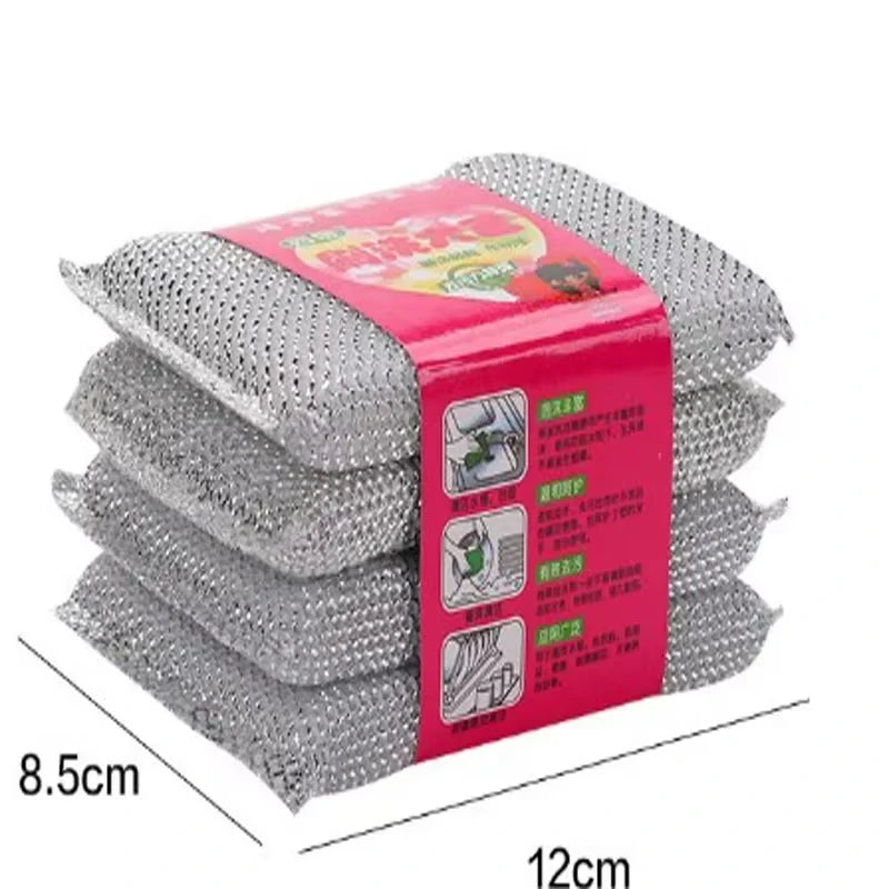 Kitchen Dishwashing Sponge 4/8PCS Does Not Hurt Pot Brush Pot Artifact Household Scratch-free Cleaning Sponge Wipe